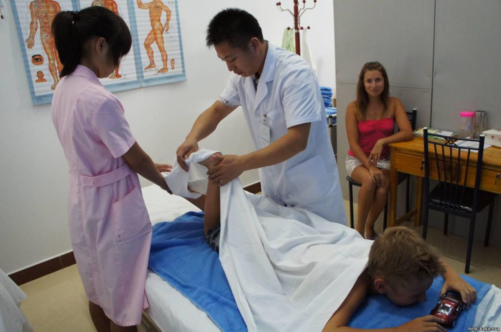 В санаториях Китая проходят лечение и дети, и взрослые