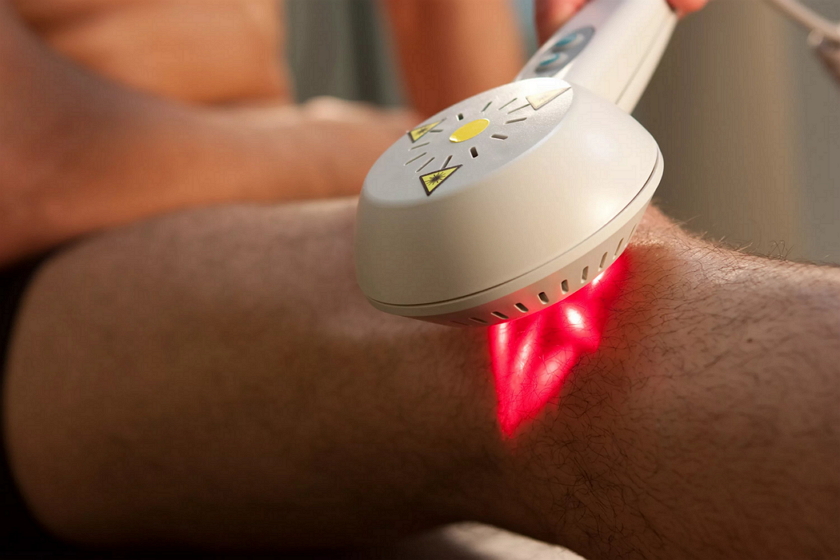 Как правильно делать лазерную терапию на коленном суставе